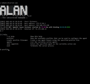 AlanFramework - A Post-Exploitation Framework 17 alan