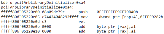 GhostEmperor: From ProxyLogon to kernel mode 15 Listing of Cm* callbacks and shellcode found within a seemingly benign code invoked from the pci.sys driver