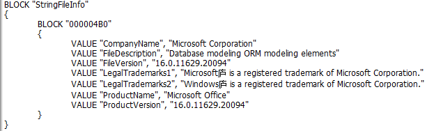 GhostEmperor: From ProxyLogon to kernel mode 20 Version info of loader binary with a Chinese character