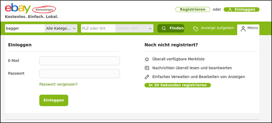 Black Friday 2021: How to Have a Scam-Free Shopping Day 3 eBay phishing page in German