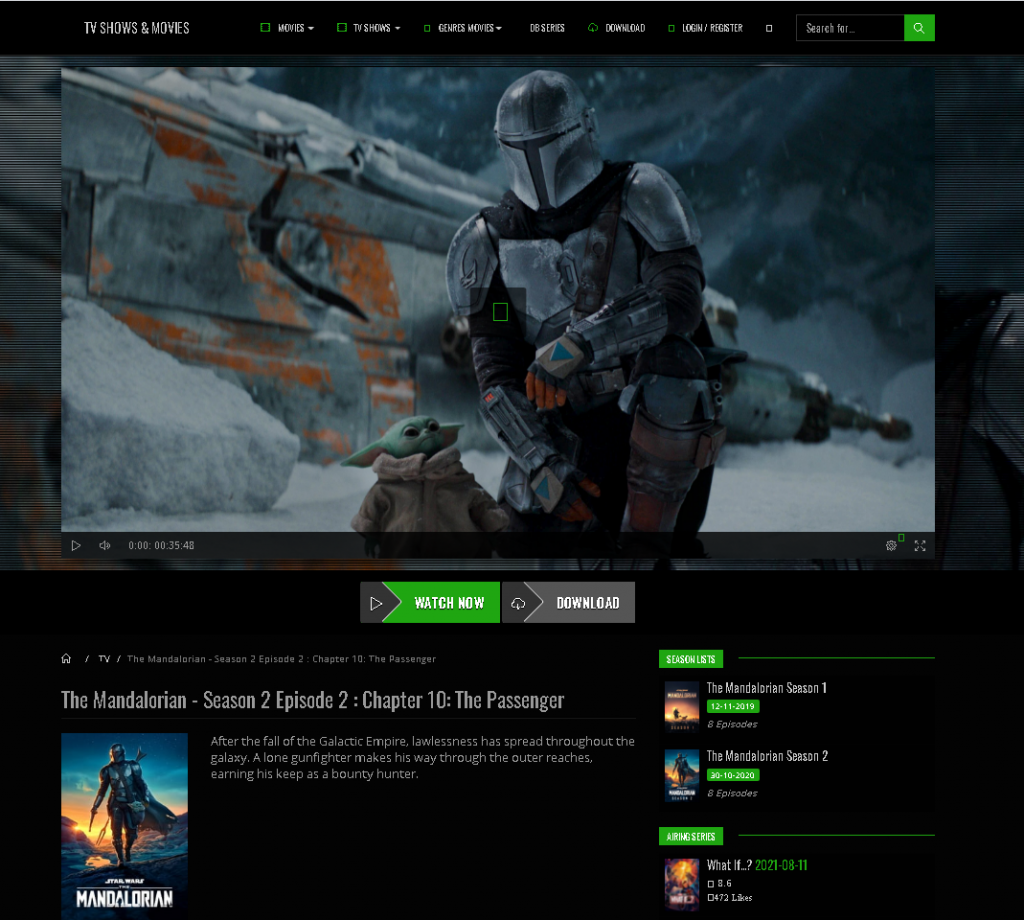 Streaming wars continue — what about cyberthreats? 6 An example of a phishing page offering to stream an episode of