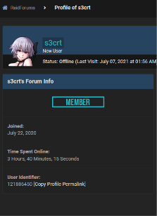 s3crt RAID Forums account