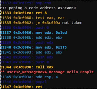 Scemu - X86 32bits Emulator, For Securely Emulating Shellcodes 7 scemu 6 msgbox 792923 1