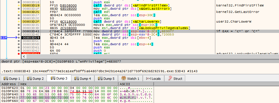HermeticWiper: A detailed analysis of the destructive malware that targeted Ukraine 25 SeShutdownPrivilege completed completed in later steps