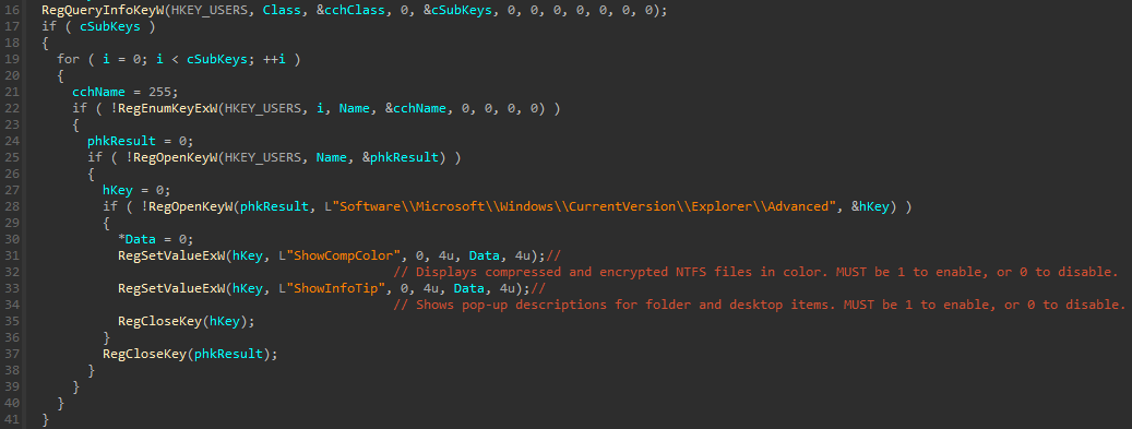 HermeticWiper: A detailed analysis of the destructive malware that targeted Ukraine 37 Changes made to registry in order to not show some changes regarding NTFS