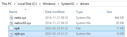 HermeticWiper: A detailed analysis of the destructive malware that targeted Ukraine 31 Dropped EaseUS driver shown in explorer