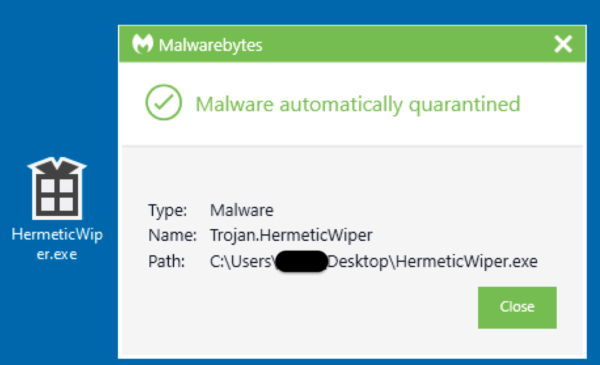 HermeticWiper: A detailed analysis of the destructive malware that targeted Ukraine 65 Malwarebytes users are protected against this attack