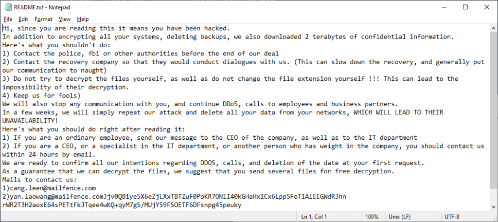 How to recover files encrypted by Yanluowang 2 Yanlouwang ransomware 01 1024x456 2