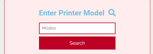 canon printer driver search