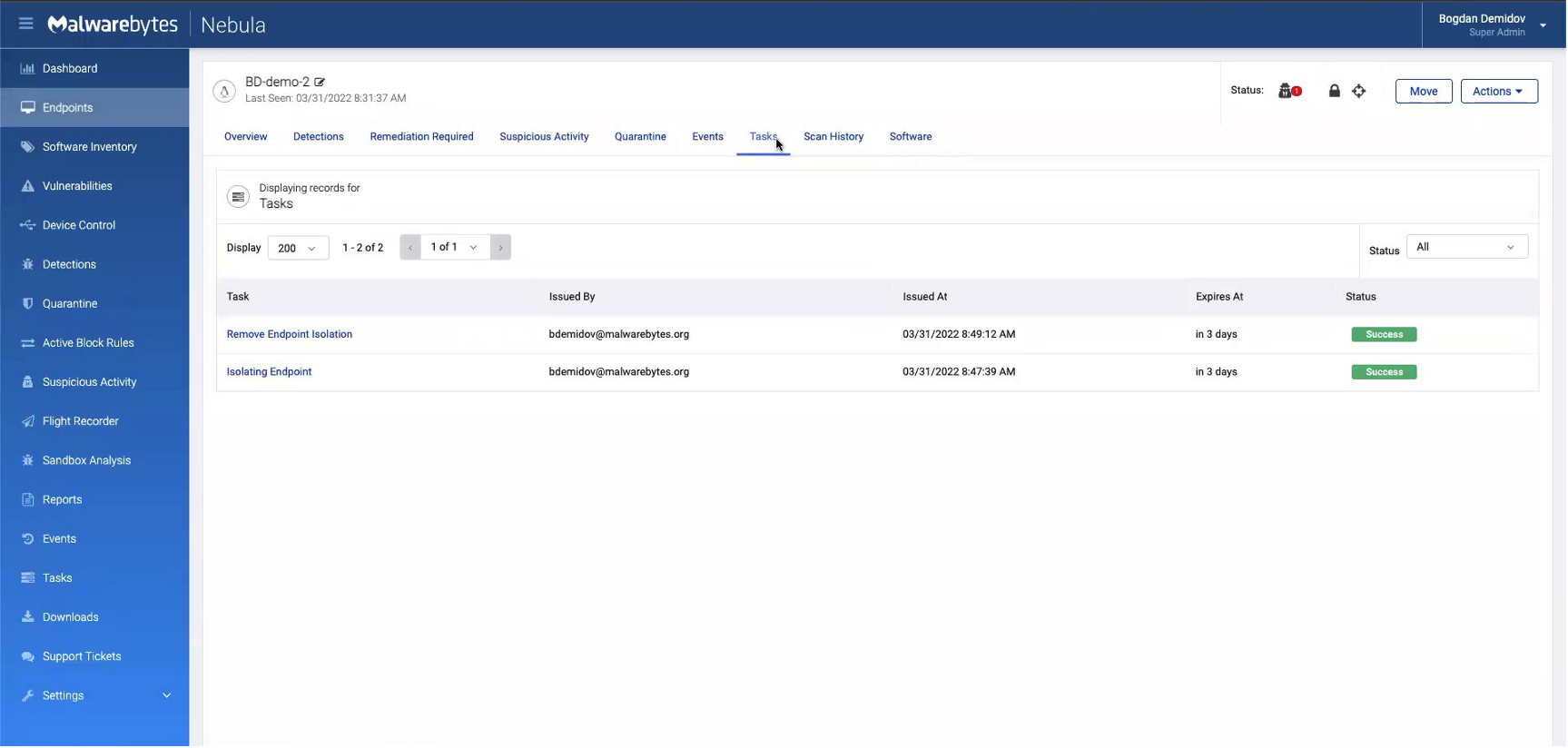 Introducing EDR for Linux: Remediating and isolating threats on Linux servers 18 Screen Shot 2022 06 02 at 11.08.19 AM