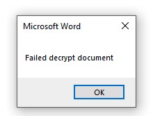 VBA stomping failure in a malicious DOTM remote template