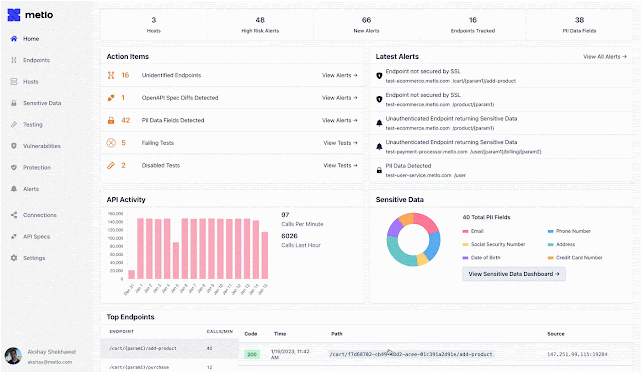 Metlo - An Open-Source API Security Platform 2 457b1326a8096ebd1c2dc85826e84ac15cafbcca38e126c05064e7cfcae83cea