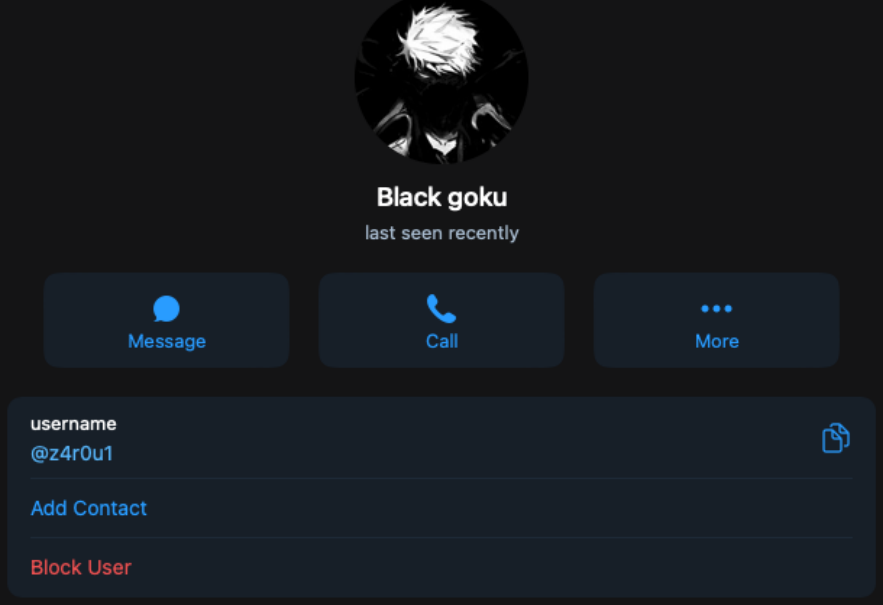 Qubitstrike attacks rootkit Jupyter Linux servers to steal credentials 3 Threat actor's profile on Telegram