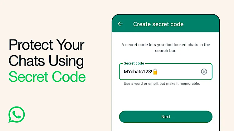 Locked chats secret code