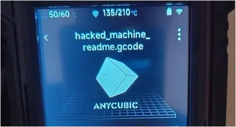 Hacked Anycubic 3D printer