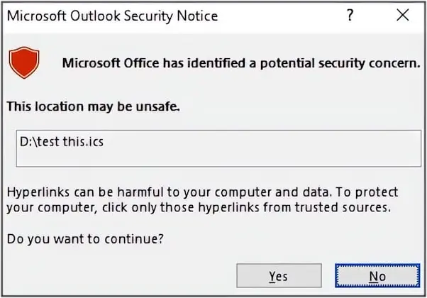 Microsoft Outlook December Updates Trigger Ics Security Alerts 2 Microsoft Outlook ICS security notice