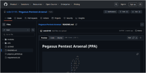 Pegasus-Pentest-Arsenal - A Comprehensive Web Application Security Testing Toolkit That Combines 10 Powerful Penetration Testing Features Into One Tool 7 bb892dd102fe085dfa675288dfdee2eaae88cac9f4f044af76c414a45febec61