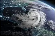 hurricane from space