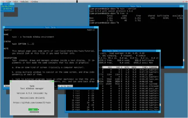 Twin is something else – literally, as although it can, it doesn't just do tiling or terminals. Twin is something else – literally, as although it can, it doesn't just do tiling or terminals.