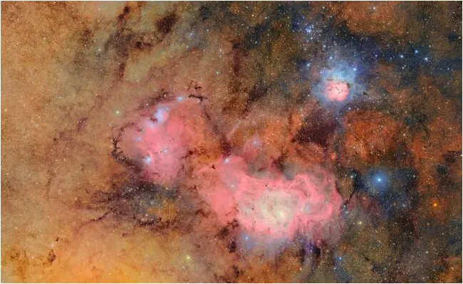 Trifid Nebulaand the Lagoon Nebula Trifid Nebulaand the Lagoon Nebula