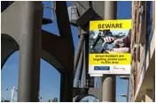 Phone theft warning