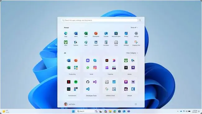 Windows 11 Start Menu