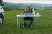 Office in a field