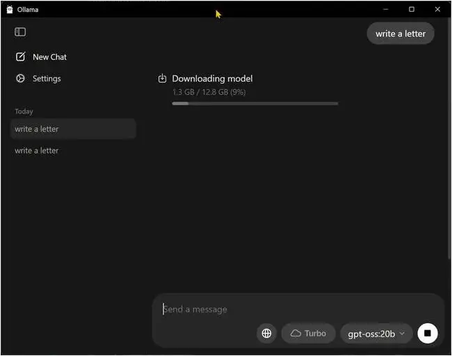 Downloading model