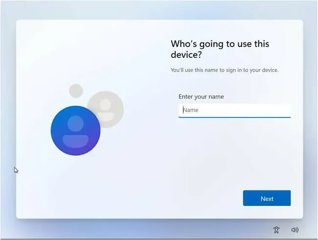 Enter username