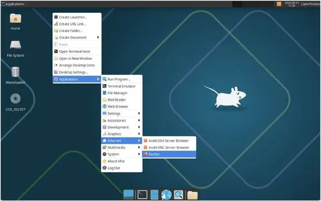 For something more mainstream, there's Xfce – this time with the added option of Wayland