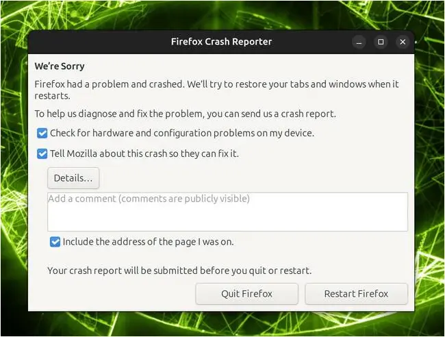 We had Firefox crash on us on more than a few occasions as the GPU starved the operating system of memory We had Firefox crash on us on more than a few occasions as the GPU starved the operating system of memory